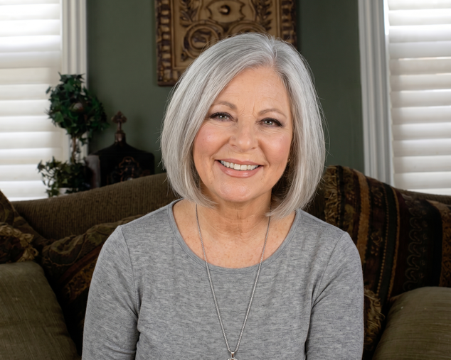 Lynette F., body oil reviewer, smiling headshot